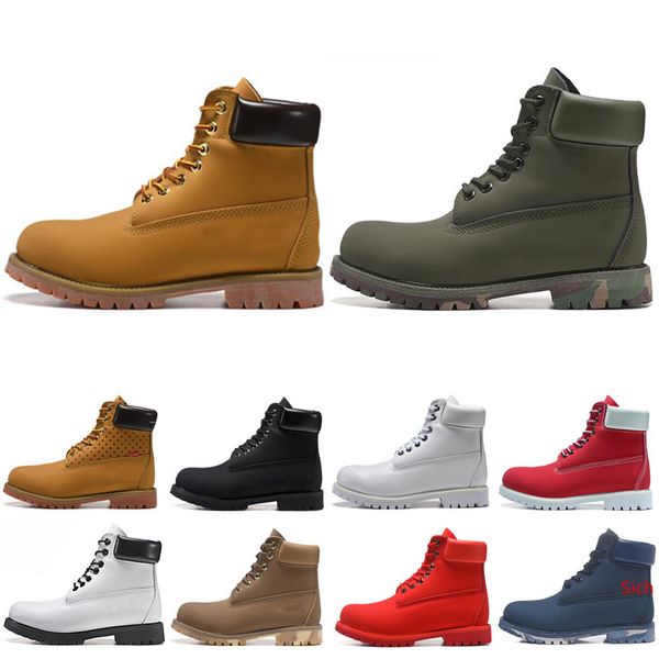 

boots men women luxury designer boots stiefel chestnut fashion mens red martin boots mens snow boot 36-45