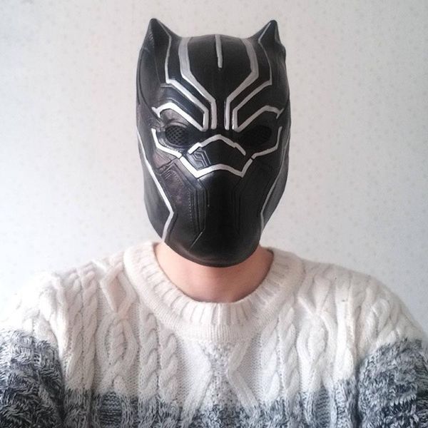 

черный леопард marvel маски прихоть танцы маски косплей аксессуары, Silver