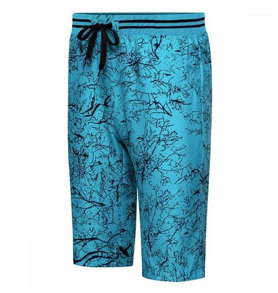

beach pants summer drawstring apparel trendy designer loose short pants men fashion printed shorts casual male, White;black