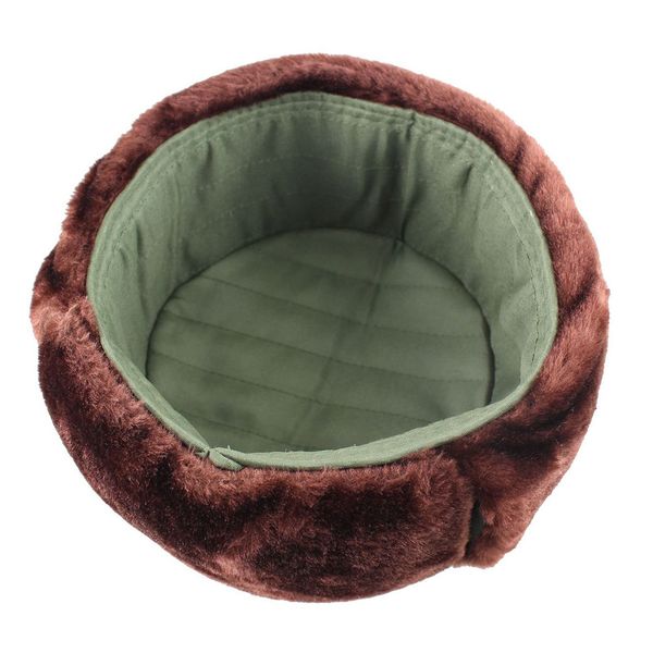 

star badge earflap soviet hat thicken warm windproof riding snow cap mountaineering waterproof and windproof warm hat, Blue;gray