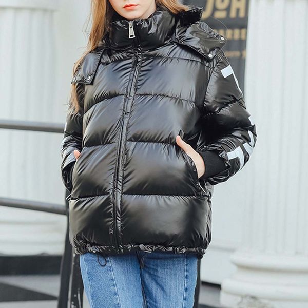 

letter black basic snow down jacket winter coat women cotton padded jackets fashion red new year coats outerwear warmness zipper