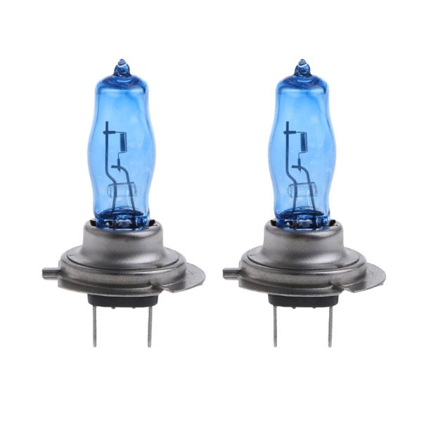 

1 pair h7 55w 12v hod white 6000k car head light globe bulb lamp