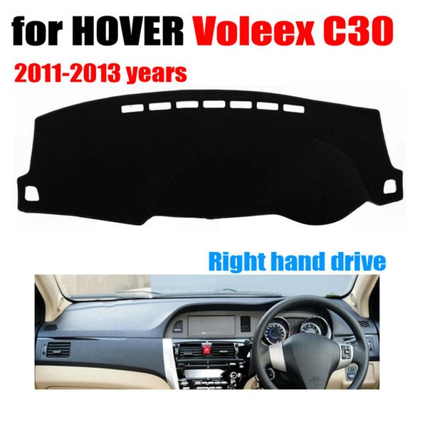 

car dashboard covers mat for hover voleex c30 2011-2013 years right hand drive dashmat pad dash cover auto dashboard accessories