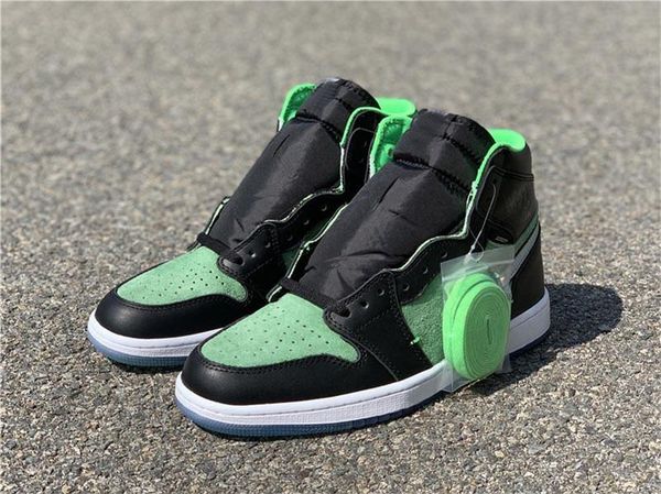 

2020 hot air 1 высокая увеличить ярость зеленый 3m reflective черный физалис овощной мужчины баскетбол обувь спорт на открытом воздухе кросс