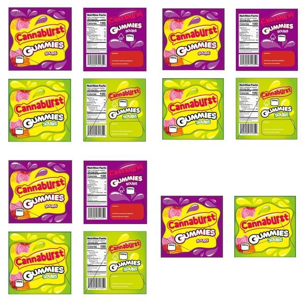 

tobacco bag mylar pouch childproof empty flower storage packaging zipper retail dry herb cannaburst for 500mg edibles hirbw wrhome