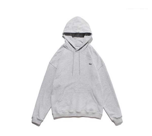 

spring ds national tide mens clothing hip hop loose designer male long sleeved solid color mens hoodies, Black