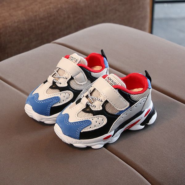 

2020 girls sneakers baby boys soft sole shoes children's breathable fashion casual sports running shoes toddler tenis infantil, Black;red