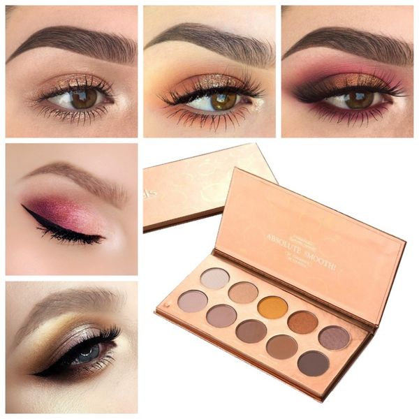 

10 colors sun set series eye shadow palette professional makeup eyeshadow long lasting perfect quality with shiimer effects