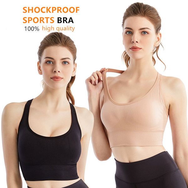

women push up adjustable sports bras vest underwear shockproof breathable gym fitness athletic run oversize yoga sport, White;black