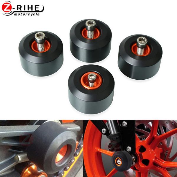 

motorcycle front and rear fork wheel frame slider crash pads falling protection for rc 125 rc125 abs 2018 1976 2014 2015-on