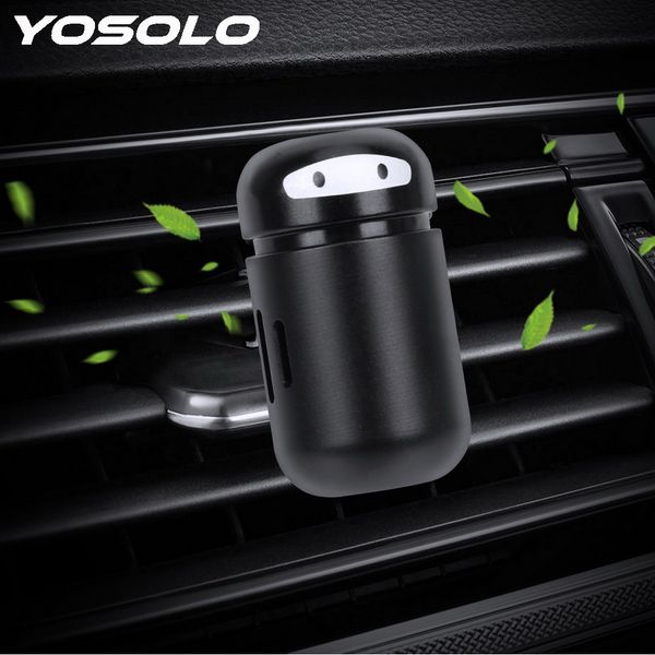 

yosolo car air freshener auto outlet clip perfume air conditioning diffuser solid perfume robot shape interior accessories