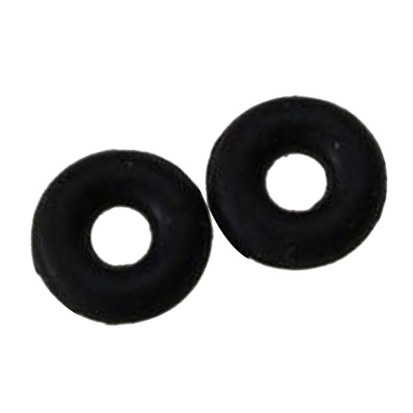 

100pcs rubber ser antiskid locating ring spacer beads diy jewelry making, Black