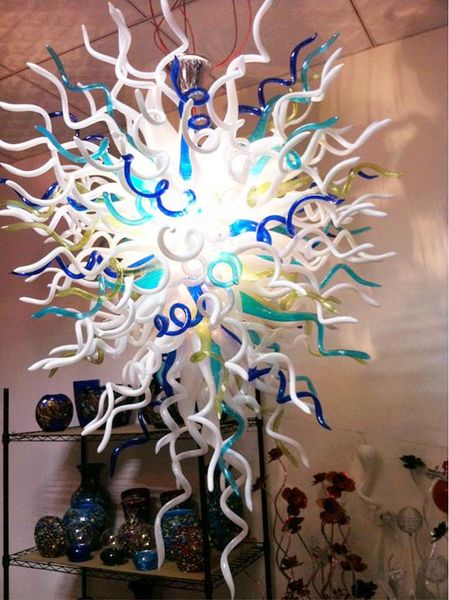 

air shipping 100% mouth blown borosilicate murano glass chandelier pendant light art elegant glass pendant retro chinese chandelier