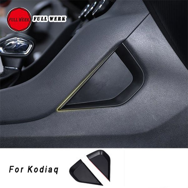 

1 pair car styling central console storage box seal partition for kodiaq koraq interior decoration accessories