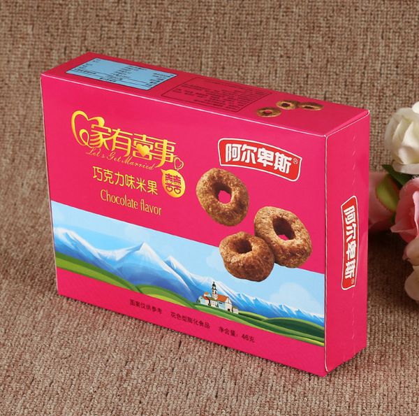 

Cake baking box packing single hole kraft paper muffin box,custom decorative candy dessert packaging paper boxes wholesale ---PX0216