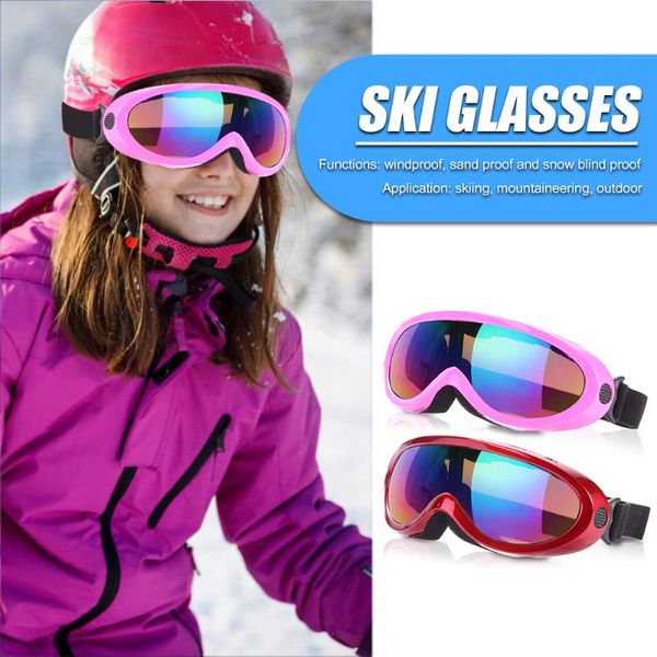 

outdoor ski goggles comfortable double layers uv400 windproof glasses for snowboard skiing mountaineering sportswear