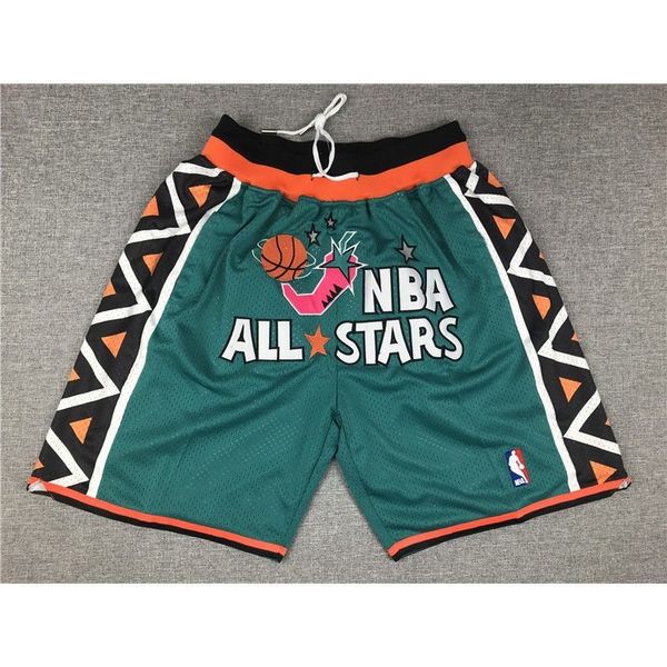 

73 jerseys basketball jerseys sports wears s-xxl 96 all star green pocket shorts stitched mens basketball jerseys, Gray
