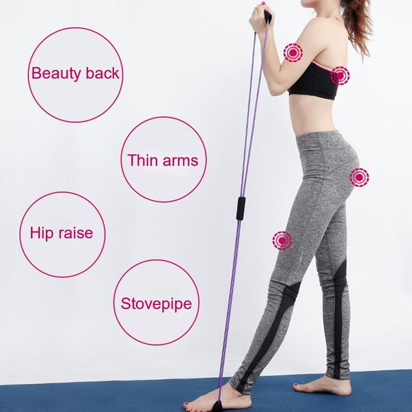 

8 word fitness rope resistance bands rubber bands for fitness expander elastic exercise workout band training equipment