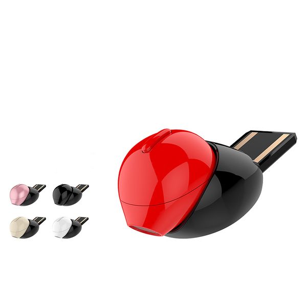 

bluetooth headset mini single earphone wireless vehicle-mounted usb magnetic charging base portable bluetooth headset mixed color