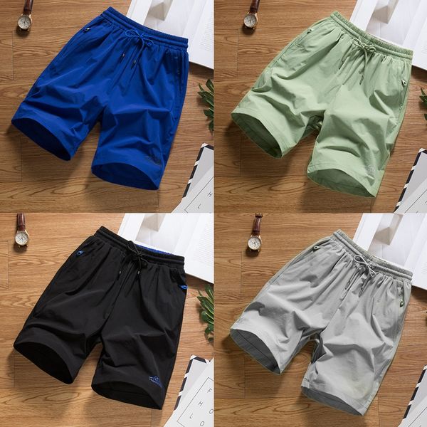 

2019 swimwear men's hawaiian tree trunk speed solid color beach surf running pool shorts men 7.12