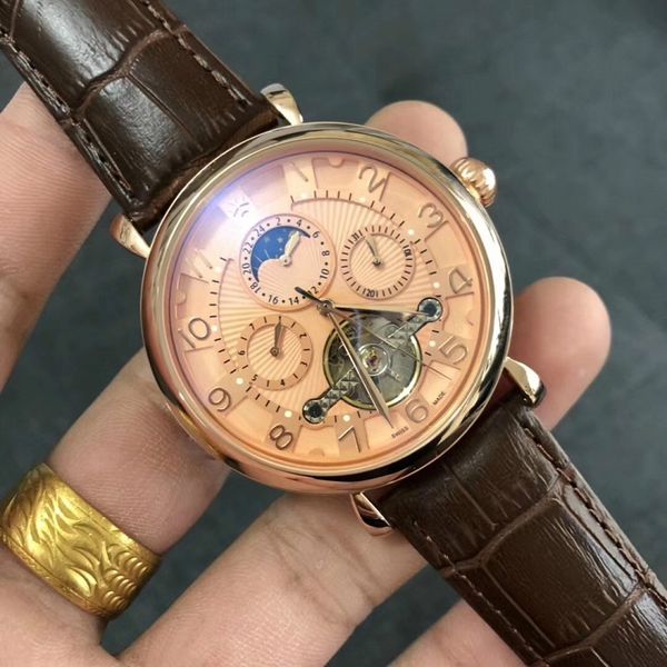 

AAA Luxury Brand Mens Watches Automatic Movment Sapphire glass mirror dive watch Top Tourbillon men's mechanical Wristwatches 4 Color