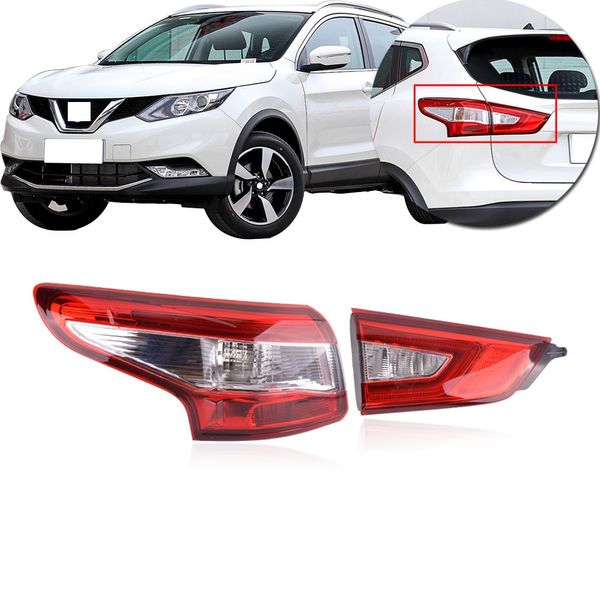 

capqx rear brake light tail light for qashqai 2016 2017 2018 stail lamp taillight taillamp inner & outer