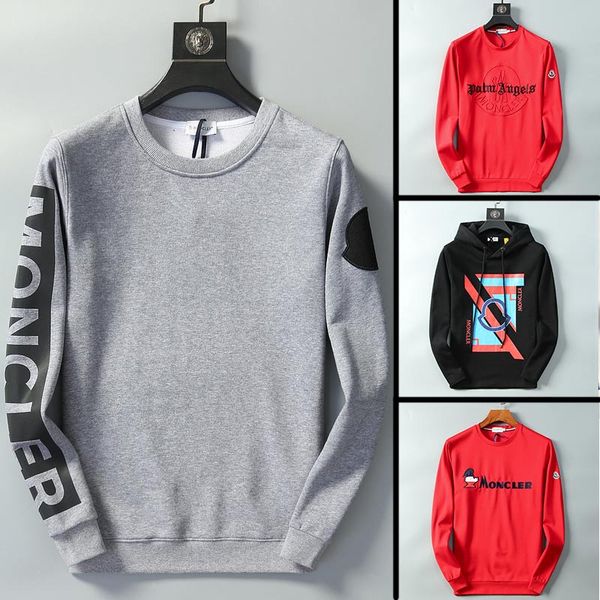 

2019 elling new fa hion de igner men hoodie loo e ize men band hooded cotton running how long leeved hoodie uml, Black