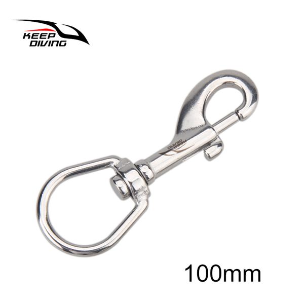 

1 piece 316 stainless steel single hook clip scuba diving hook bcd accessories water sport diving equipment 75/90/100mm