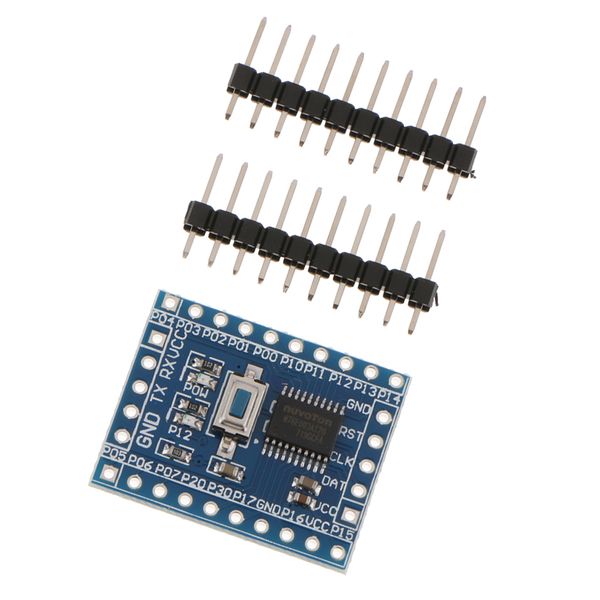 

n76e003at20 small system board development board for central programming