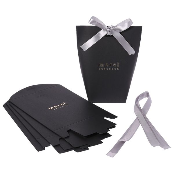 

5pcs merci paper candy chocolate cake boxes gift bag wedding favors party decor 72xf