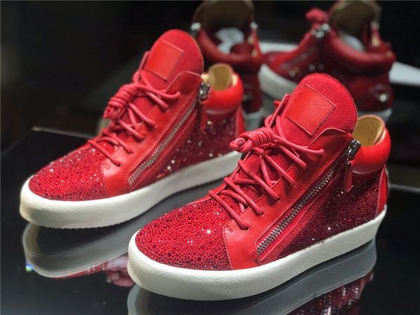 

luxury platform design new men's shoes thick plush high-rhinestone women's shoes casual men's shoes size 35-46 02, Black