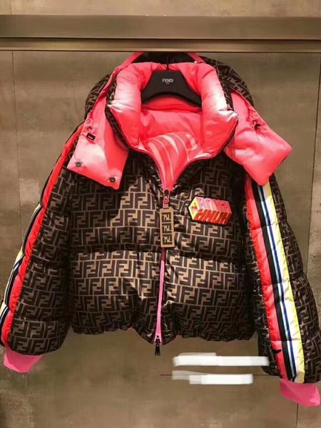 

New de ign women 039 tar ame tyle runway fa hion hooded ff letter print warm loo e down cotton padded parka hort coat ca aco m l, Black