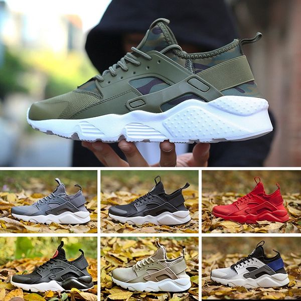 

Designer Huarache 4 IV SE Off Shoes For Mens Women Black White Ultra Triple s Huaraches Jogging Shoe Eur 36-45