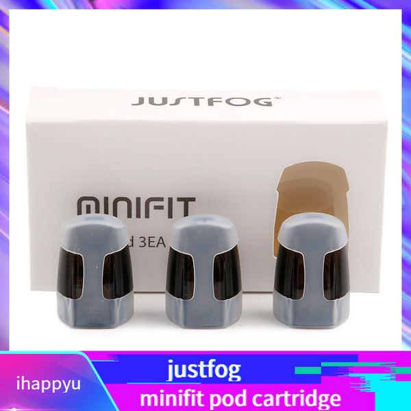 

Подлинный Justfog MINIFIT Pod картридж 1.5 мл Mini Fit стручки с катушкой 1.6 Ohm для MINIFIT Compack Kit подлинный