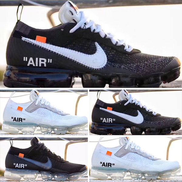 

without box 2019 mens sneakers 2018 2.0 off vapors men max women air cushion white casual shoes chaussures sneakers 36-45 s520, Black