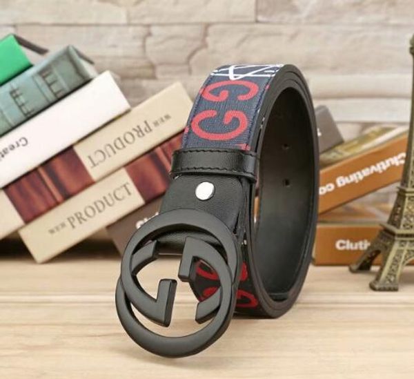 

2019 european and american fa hion fa hion explo ion pattern belt men and women belt buckle mooth buckle belt, Black;brown