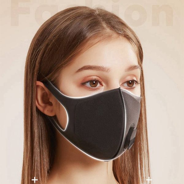 

Дыхательный клапан маски для лица моющиеся многоразовые губки Маска ушная петля дышащая и удобная пыль рот маски Главная защитная HHA1223-7