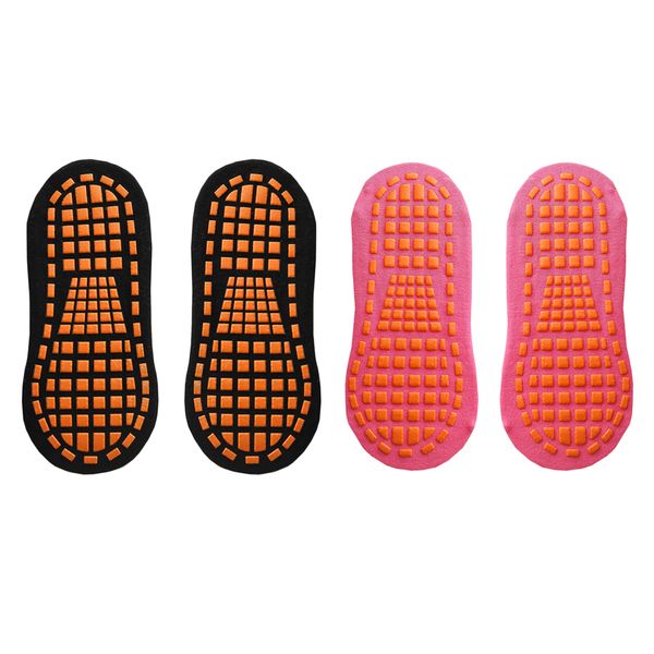 

2pair non-slip floor socks, ser socks women, children's pimple socks, abs pimples yoga socks sport, size: 35-43, Black;white