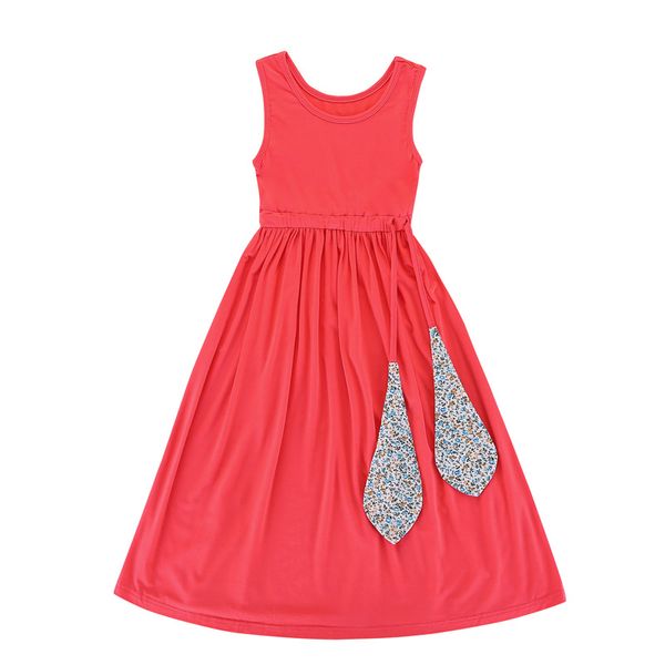 

дочь одежда летнее платье девочка 7 лет девочка размер 8 платья 10 12 14 16 18 курортная подросток детская одежда, Red;yellow