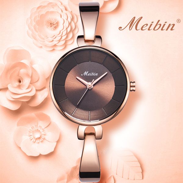 

new luxury simple women's watches feminino relogio bracelet women wrist watch ladies dress bayan kol saati montre, Slivery;brown