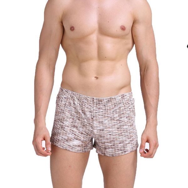 

men's casual slim shorts tracksuit male home furnishing cotton sleep bottoms & arrow pants home short underpants fashion, Black;white
