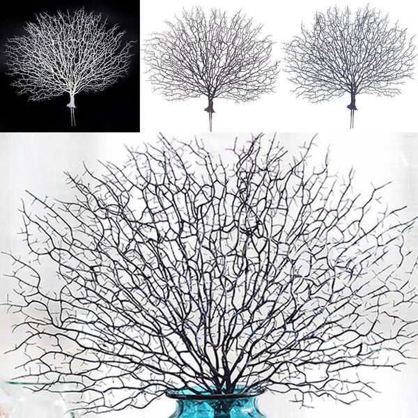 

wedding prop ornament plastic 3 color plant floral decor emulational flower artificial coral branches decorating party festival