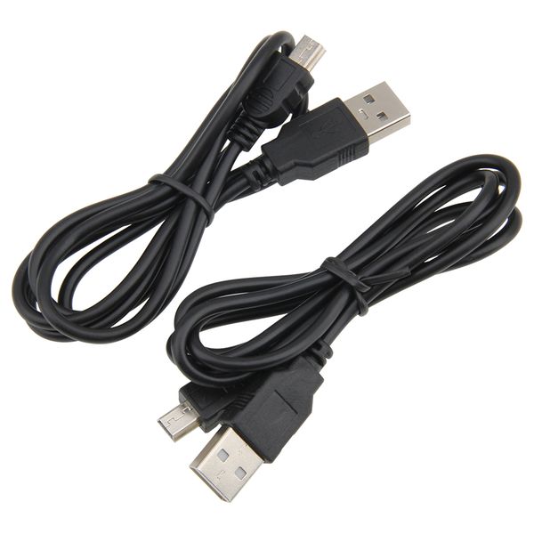 Adaptador de cabo de carregamento de dados USB para USB macho para mini 5 pinos B para MP3 MP4 player carro DVR GPS câmera HDD mini cabos USB