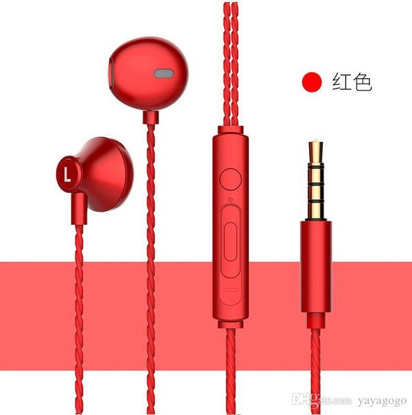 

wholesale fast fast ship earphone in-ear headphones bass earphones headset with remote & mic for smartphone 3.5mm ing