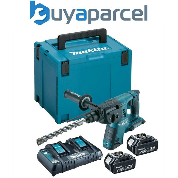 

Makita dhr263pt2 36v 18v twin lxt twin d plu hammer drill 2 x 5 0ah