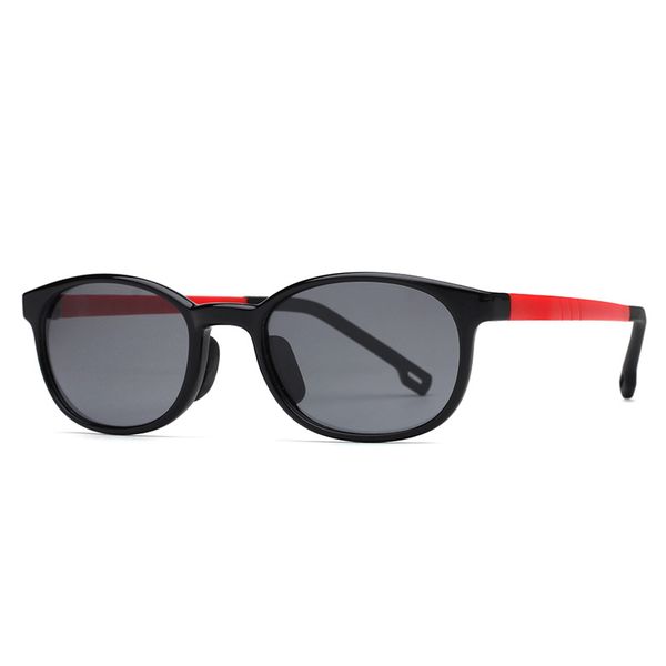 

children's polarized sunglasses boys and girls teen silicone sunglasses primary and secondary school sunscreen, White;black