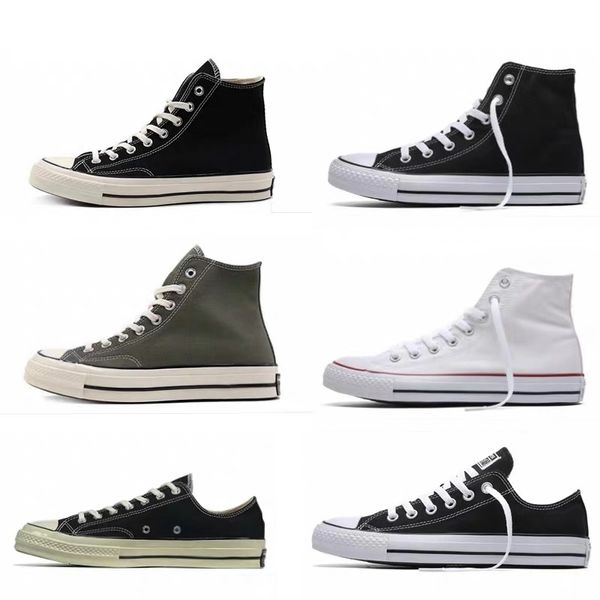 

падение доставка новый 15 цветов all размер 35-46 высокие спортивные звезды низкий топ классический холст обуви кроссовки повседневная мужск, Black