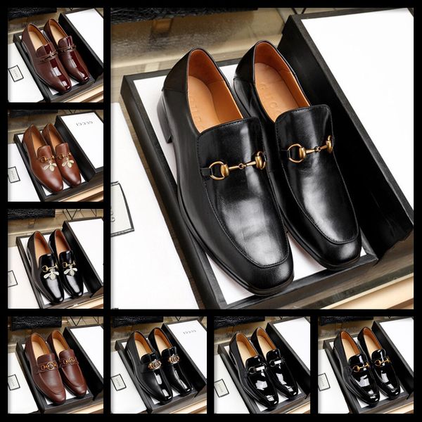 

19ff оксфорд обувь для мужчин бездельников скольжения на мужчина платье обуви бизнес обуви zapatos де hombre-де-vestir формальной обуви мужч, Black