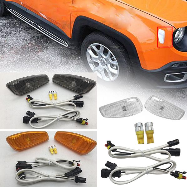 

head light side lamp for renegade 2015-2018 side reflection warning turn signal light lamp marker covers accessories