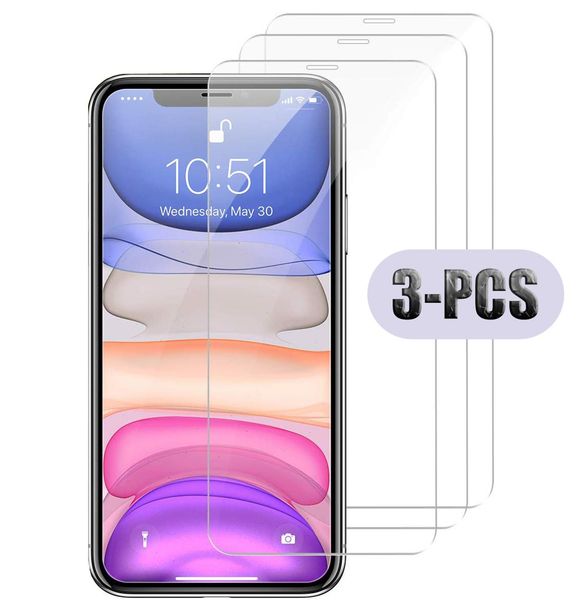 

iphone 11 pro max защитный экран стекло экрана протектор яблоко x vidrio 9н ultra clear hd anti-царапины iphone 7 плюс xr 8